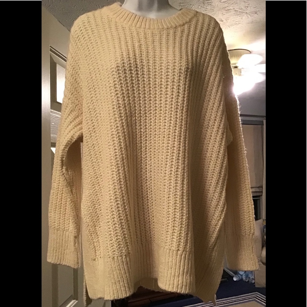 Oversized Cream Sweater